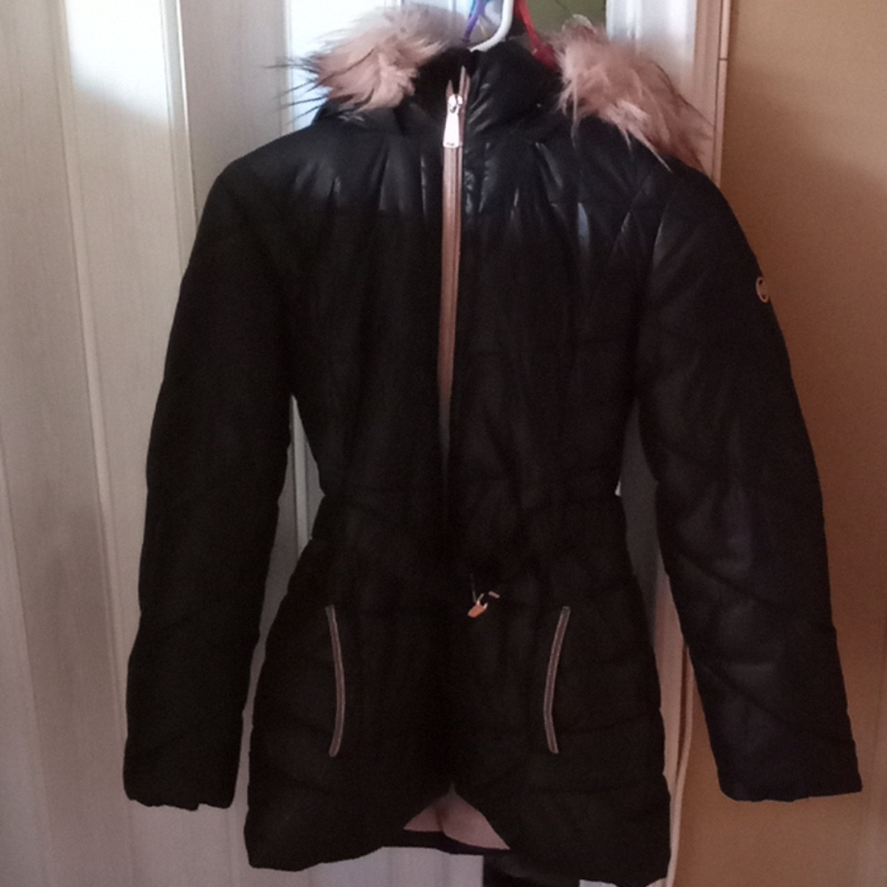 Michael Kors Black and Pink Down Jacket